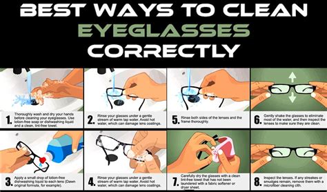 8 Steps To Clean Eyeglasses 